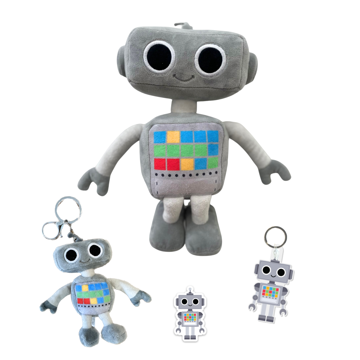 Stuffed shop robot toy