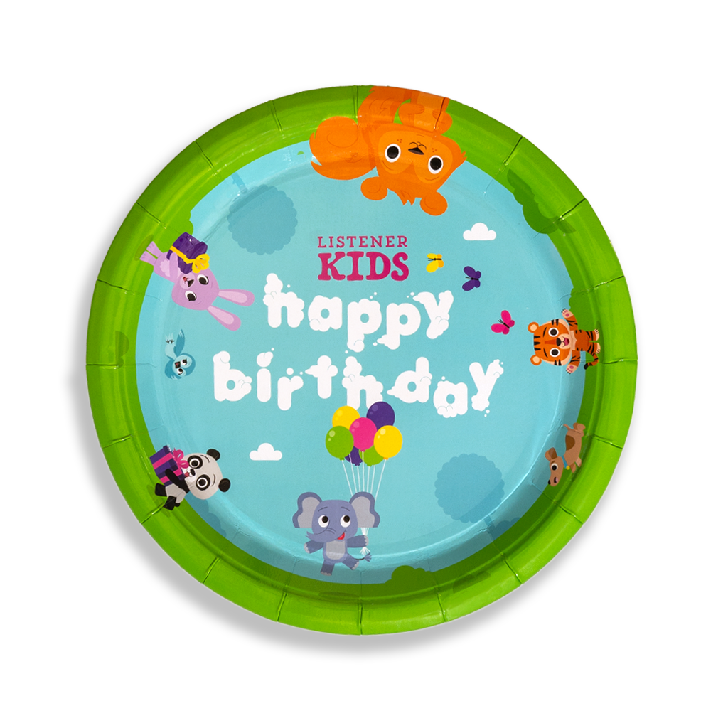 Kids Birthday(中古品) Christian Kids Birthday Party Supply Set – Listener Kids