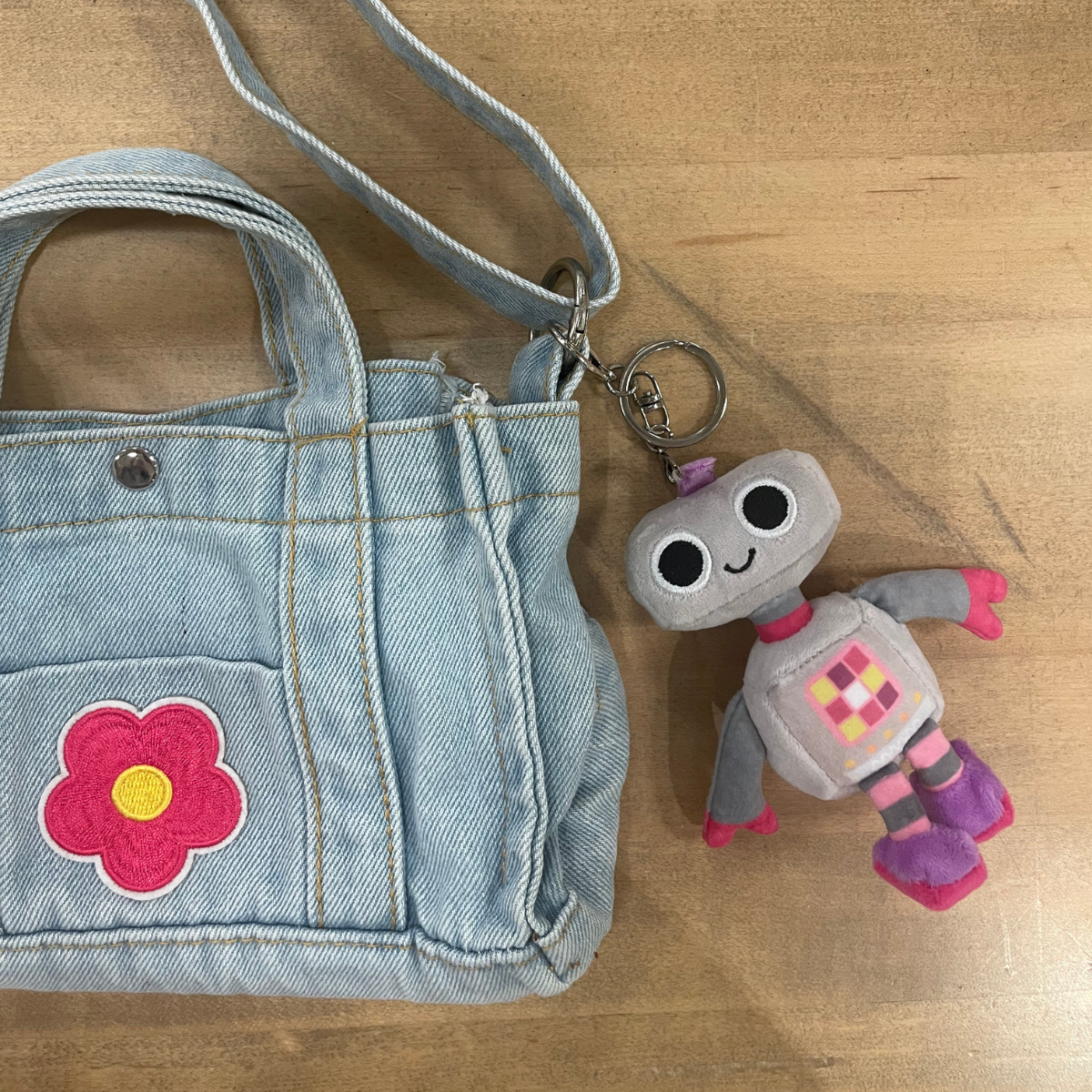 PLUSH: Mini Joy the Robot (with detachable keyring/bag clip