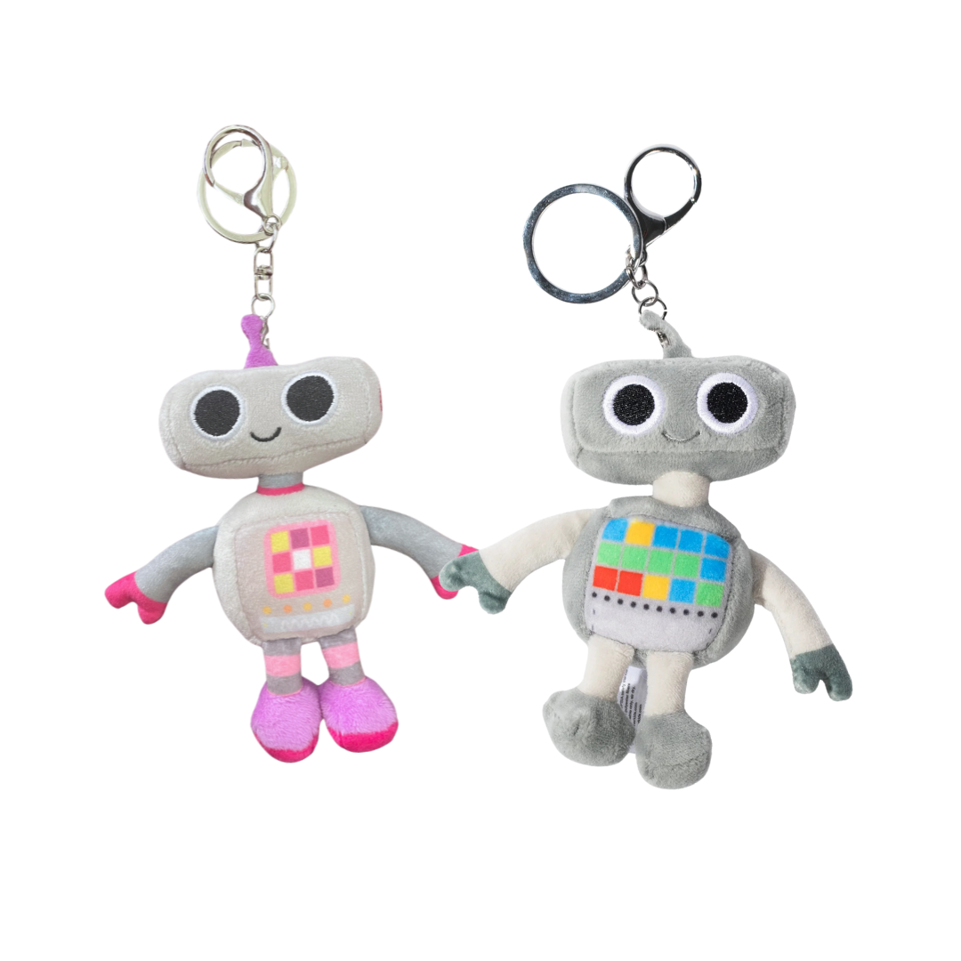 PLUSH BUNDLE: Mini Jett and Joy (with detachable keyring/bag clip ...