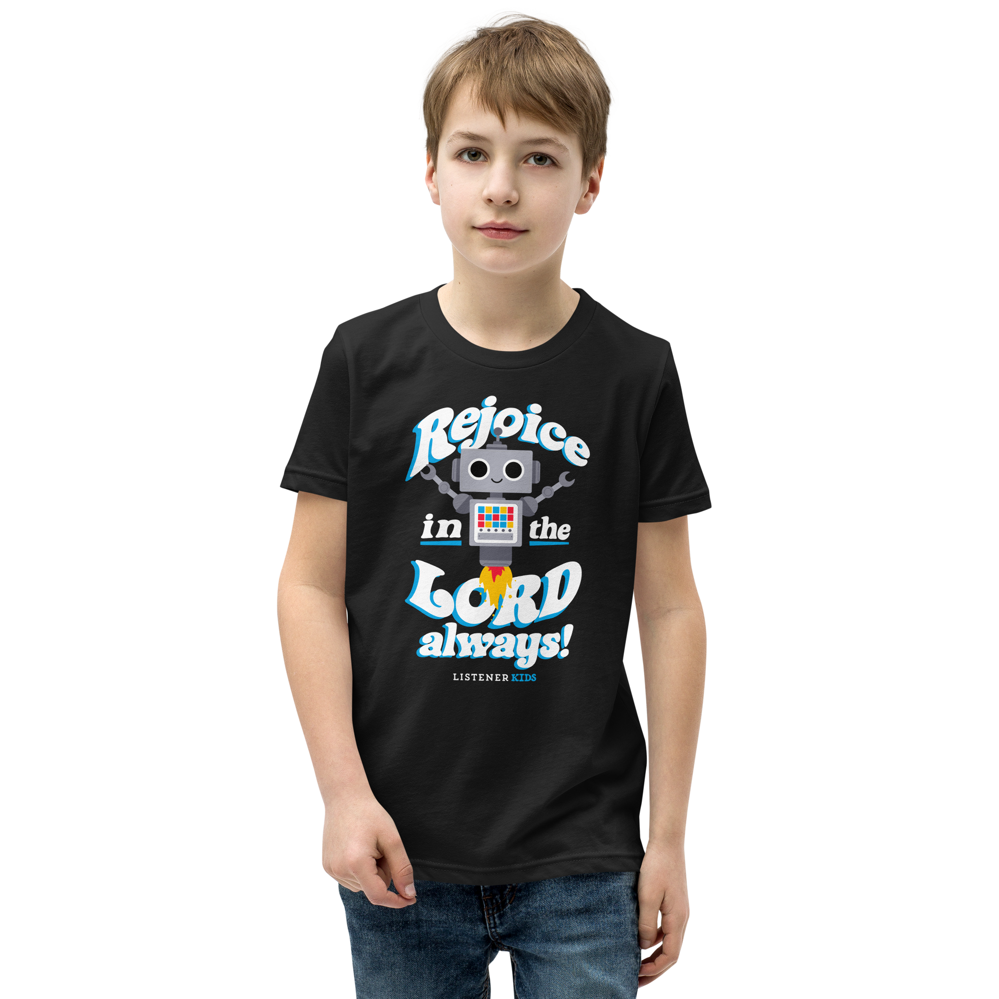 youth-staple-tee-black-front- youth-staple-tee-black-front-