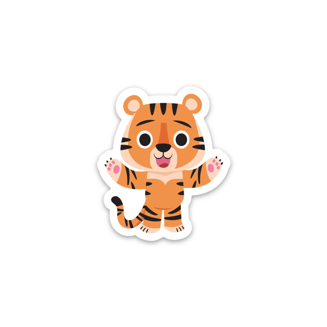 STICKER: Timmy the Tiger – Listener Kids